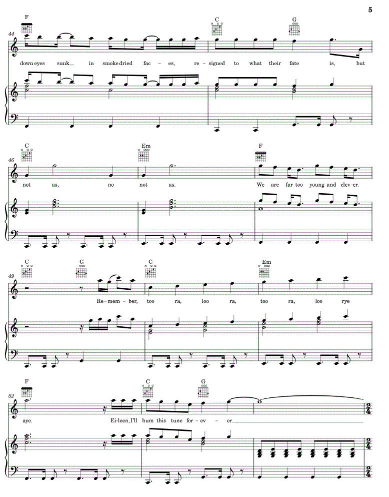 Sheet Music